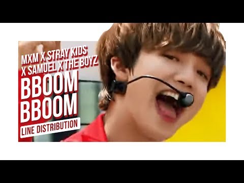 MXM(엠엑스엠), STRAY KIDS(스트레이키즈), THE BOYZ(더보이즈), SAMUEL(사무엘) - Bboom Bboom (뿜뿜) (Line Distribution)