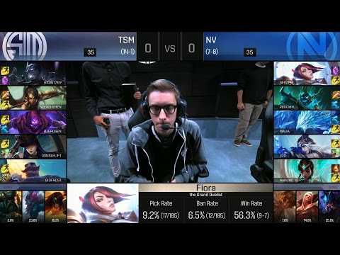 TSM vs NV Game 1 Highlights - TEAM SOLOMID vs TEAM ENVY NA LCS Week 8 Summer 2016