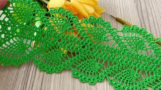 🌿Extraordinary Leaf Pattern Crochet Tutorial🌿A Unique and Multipurpose Pattern