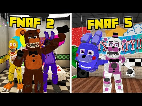Best FNAF 1-8 Maps for Minecraft PE / BE (No. 4)