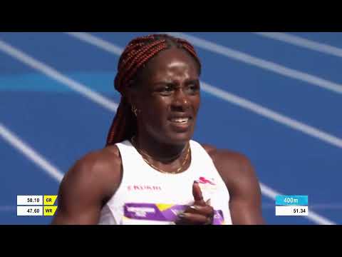 CWG: Women 400m Round 1 - Heat 1 | Sprinting | SportsMax TV