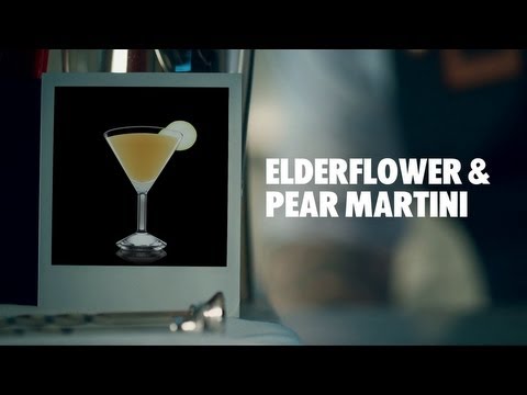 ELDERFLOWER & PEAR MARTINI DRINK RECIPE - HOW TO MIX