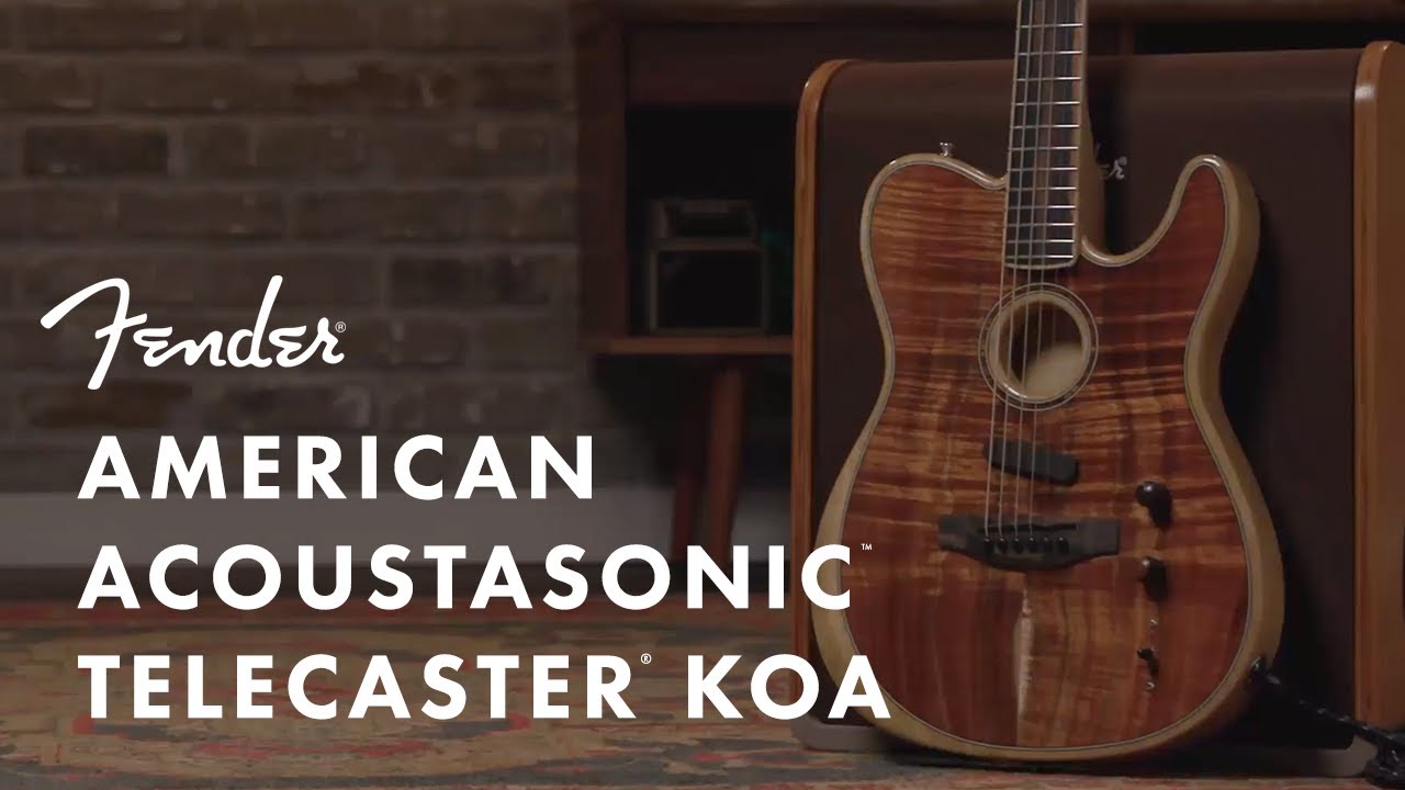 American Acoustasonic Telecaster Koa | Fender