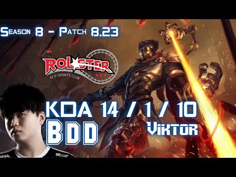 KT BDD VIKTOR vs AATROX Mid - Patch 8.23 KR Ranked
