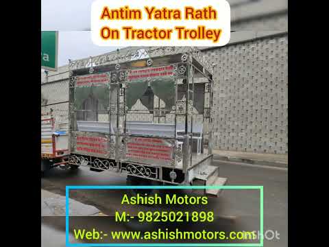 Antim Yatra Rath on Tractor Trolley