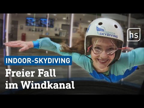 Fliegen ohne Flugzeug: Adrenalin pur beim Indoor-Skydiving in Viernheim | hessenschau