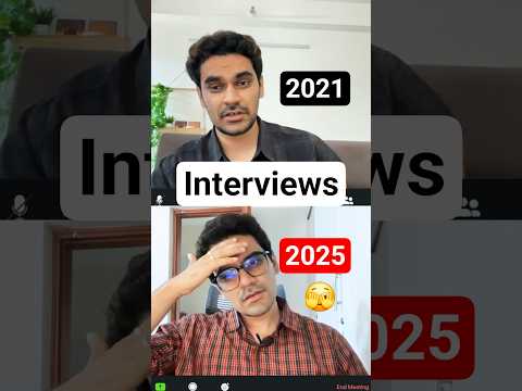 Data Engineering Interviews in 2021 vs 2025 🥲 #coding #sql #llm