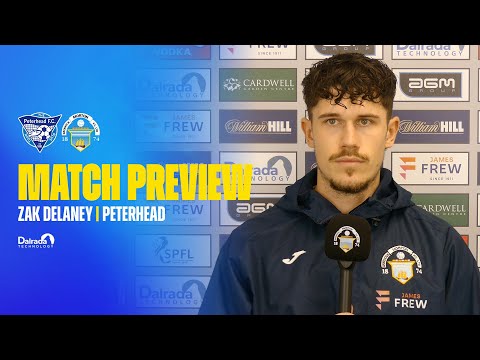 Greenock Morton | Zak Delaney | Peterhead Preview