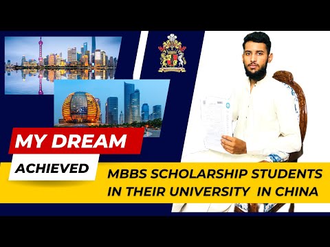 Successfully reached and joined the university — MBBS Scholarships in China