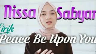 Download lagu nissa sabyan peace be upon you o Muhammad mp3