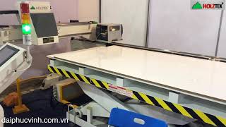 MÁY CNC NESTING IN TEM BARCODE THAY DAO TỰ ĐỘNG Holztek Pro-R1V9F