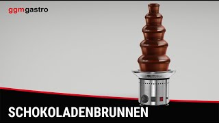 Fântână de ciocolată - 400 W - 7 nivele - Capacitate de umplere: 12 kg - Înălțime: 1000 mm