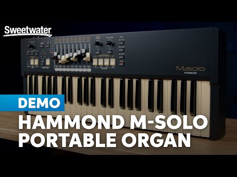 Hammond M-Solo Portable Organ: Massive Sound, Minimal Footprint