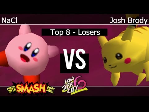LTC 6 - NaCl (Kirby) vs FCK SPK | Josh Brody (Pikachu) Top 8 Losers - SSB64