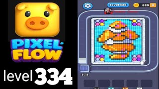 Pixelflow level 334 Guide Walkthrough Solution