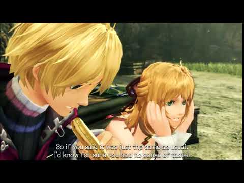 Xenoblade Chronicles: Definitive Edition - Shulk Fiora Sandwich Scene