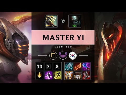 Master Yi Top vs Urgot - KR Master Patch 25.12