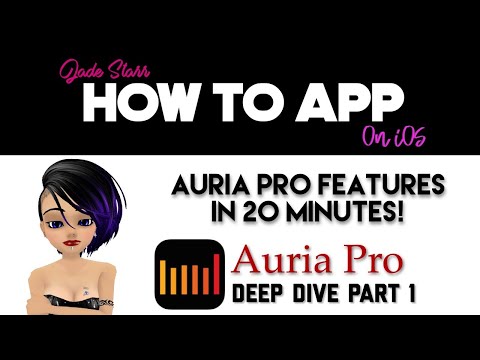 Auria Pro Features on iOS Part 1 - How To App on iOS! - EP 41