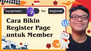 WordPress Tutorial Cara Membuat Halaman Register atau Pendaftaran untu