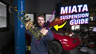 Mazda NA Miata MX-5 Suspension Ultimate Install Guide - Struts and Springs - 1990-97