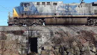 preview picture of video 'Granite Stringers & CSX & the Sykesville Baldwin Station'