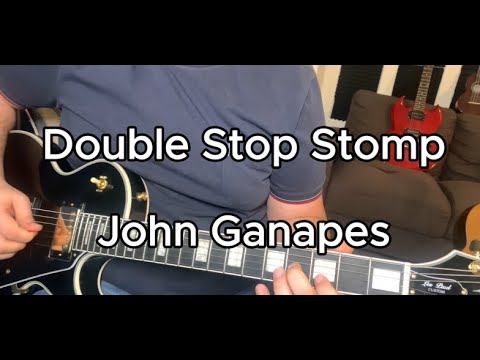 🎸 Double Stop Stomp - John Ganapes | Blues Guitar con Mauricio