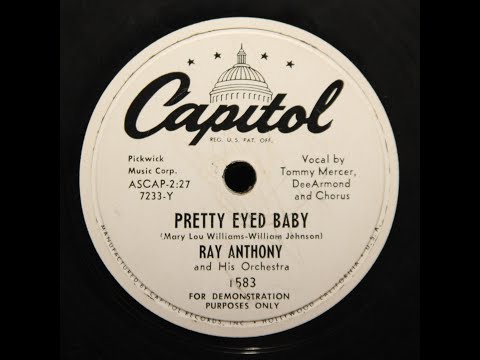 1951, Pretty Eyed Baby - Ray Anthony And His Orchestra - Original Radio DJ Promo release