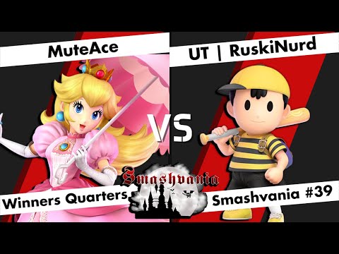 MuteAce (Peach) vs UT | RuskiNurd (Ness) - WQF - Smashvania #39