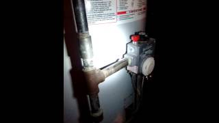 Gas line for hot water tank help video.