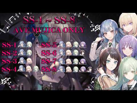 [Arknights] SS-1 ~ SS-8 Ave Mujica Only | No Module & No M6/M9