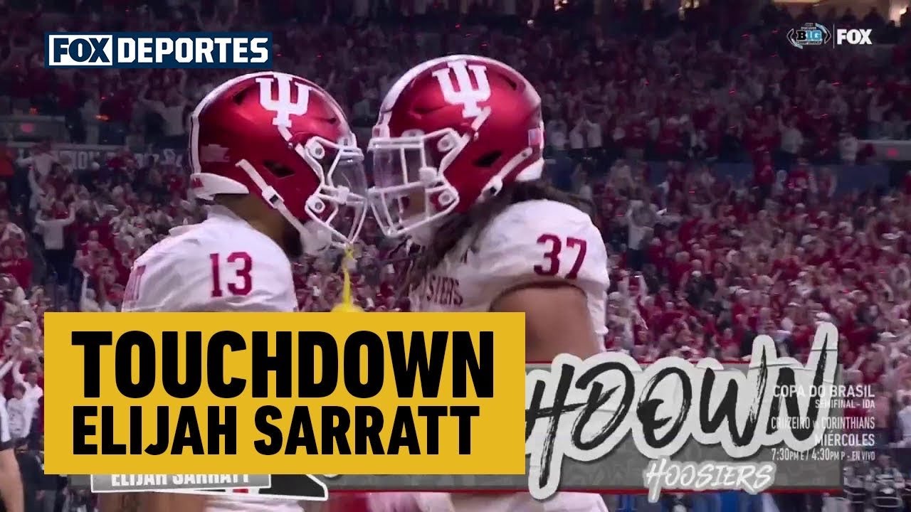 💪 TOUCHDOWN Elijah Sarratt | Indiana 13-10 Ohio State | Big Ten Championship | CFBenFOX
