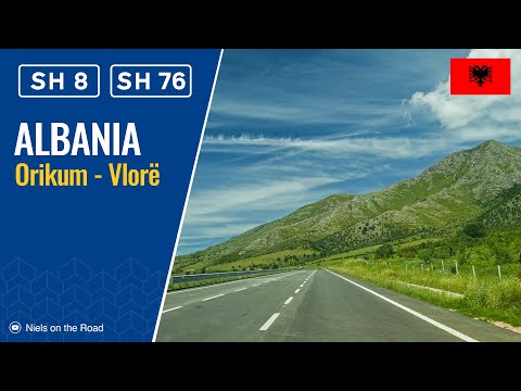 Driving in Albania: SH8 & SH76 from Orikum to Vlorë via NEW Vlorë Bypass