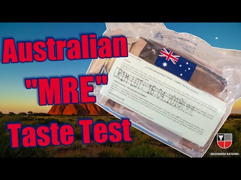 Australian Military MRE (CR1M) 24-Hour Combat Ration 🇦🇺Aussie Defense Force Meal Ready To Eat Review