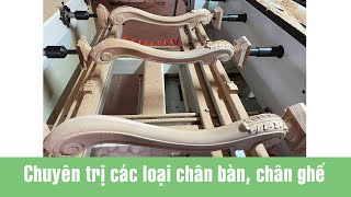 Máy CNC 4 trục Chuyên trị các loại Chân bàn, chân ghế