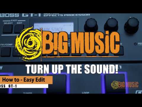BOSS GT-1 Guitar Effects Processor - How To - Main Features Video