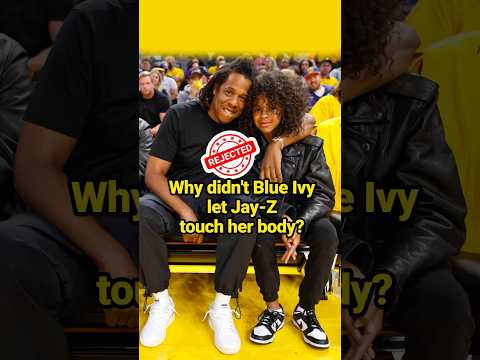 Why didn't Blue Ivy let Jay-Z touch her body? #celebrity #BlueIvy #JayZ #Rumi #Beyoncé