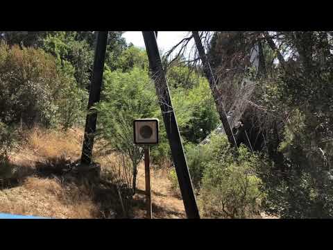 Off-ride footage of a Full Throttle train