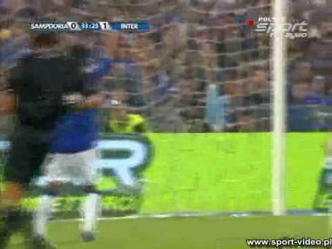Calcio 2009 : J01 : Sampdoria - Inter Milan : 1-1