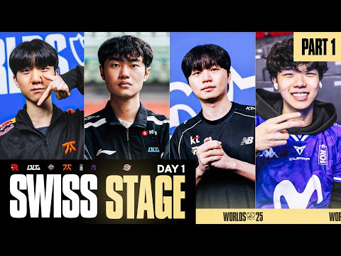 WORLDS 2025 SWISS STAGE BEGINS - DAY 1 PART 1/2