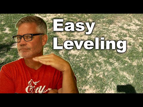 Lawn Leveling The Easy Way - Low Spot Repair