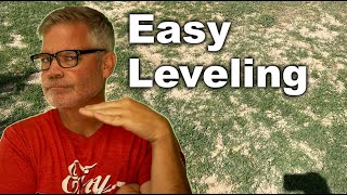 Lawn Leveling The Easy Way - Low Spot Repair