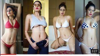 Hot Indian girl  bikini Indian aunty  sexy behavio