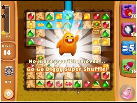 Diamond Digger Saga Level 636 -  No Boosters