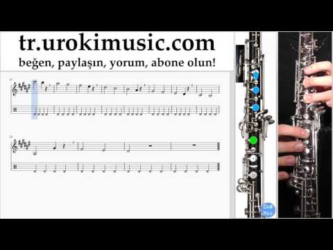 Obua dersleri Michael Jackson - Beat It Notalar Eğitim Bölüm#1 um-i723