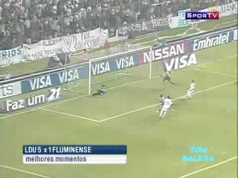 LDU 5 x 1 Fluminense (Final - Copa Sudamericana 2009)