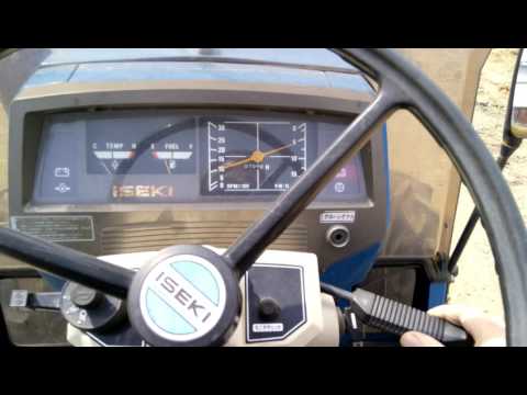 Test drive japanese tractor Iseki TU200f обзор трактора исеки