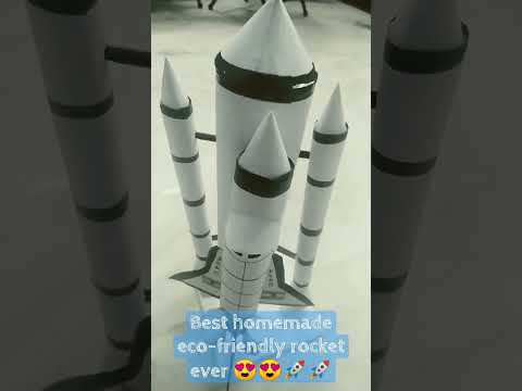 best homemade eco-friendly rocket ever....made by Yashita Arora , like and sub for more 🚀😍😍👆✨✨