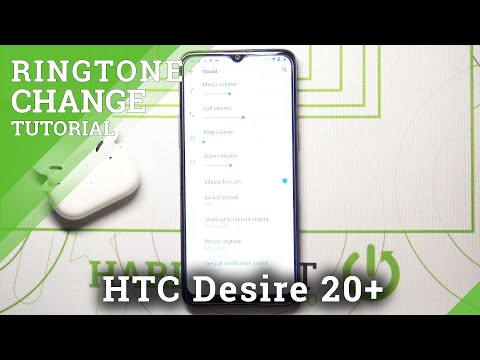 How to Disable Ringtone Volume on HTC Desire 20+ - Mute Ringtone