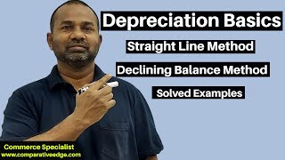 Depreciation | Methods & Calculations | Straight Line & Declining Balance | Commerce Specialist |