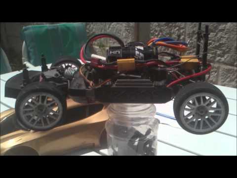 traxxas 1/16 VXL rally 540 conversion